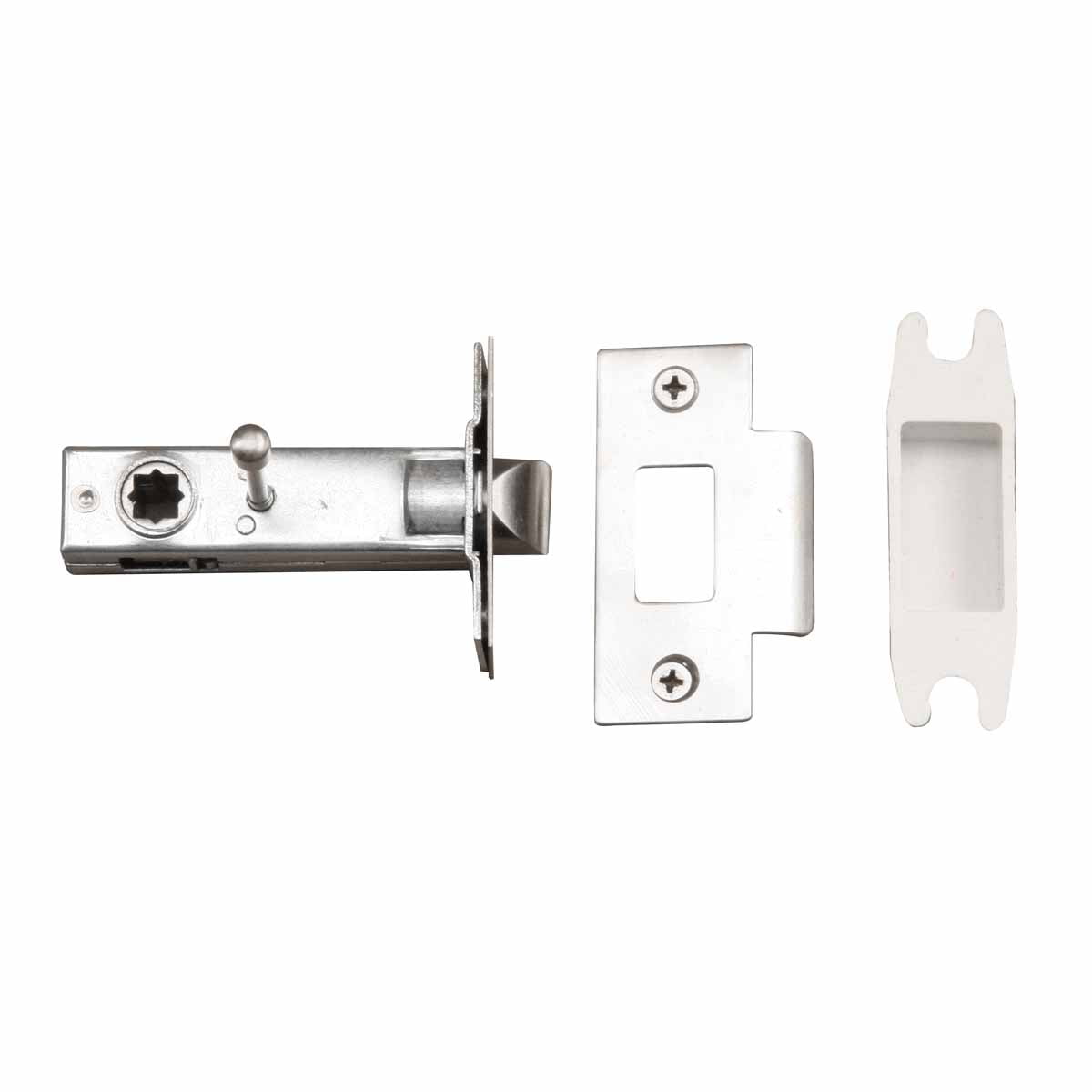 Door Deadbolt Latches Stainless Steel 2 3/8" Backset Entry Door Latch