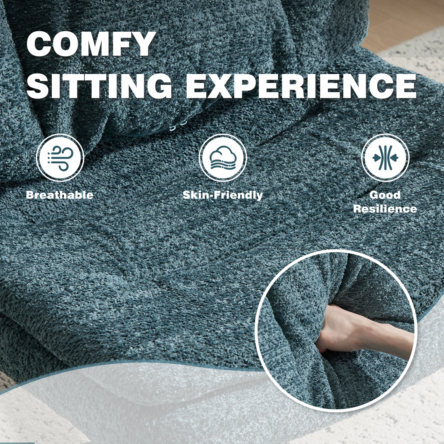 Wide Criss Cross Chair with Flip Up Back Cushion and Arms, Ergonomic Cross Legged Office Chair with Dynamic Lumbar Support, Upholstered Swivel Rolling Vanity Chair for Customized Comfort