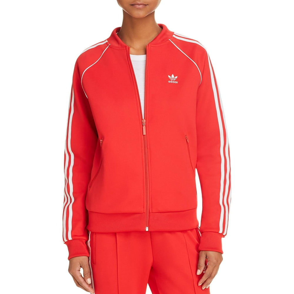 Adidas adidas Originals Womens Fitness Running Track Jacket Red S