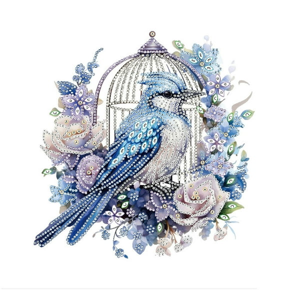 Ltdhehe DIY Tabletop Art Painting Kit,Special Shaped Rhinestone Desk Placement Ornament,Home Stand Up Gem Painting Craft Kit