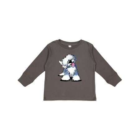 

Inktastic Old English Sheepdog Gift Toddler Boy or Toddler Girl Long Sleeve T-Shirt