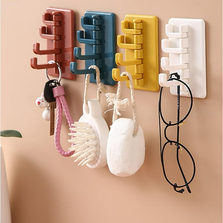 Wzzjkit Towel Hooks for Bathrooms, Heavy Duty No Drilling Wall