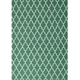 thumbnail image 1 of Ahgly Company Machine Washable Indoor Rectangle Trellis Turquoise Blue Modern Area Rugs, 6' x 9', 1 of 4