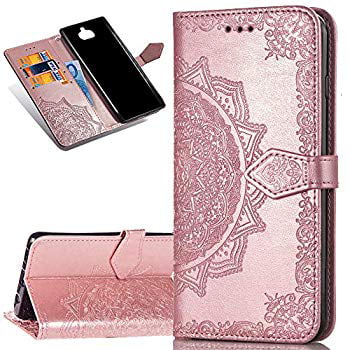Bear Village 3D Creative Printed PU Leather Magnetic Flip Folio Wallet Cover with ID and Credit Card Pockets for Sony Xperia XA3 Sony Xperia XA3 Case #4 Leaves 