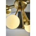 thumbnail image 5 of Adesso Doppler Led Table Lamp Antique Brass and White Opal Glass, 5 of 9