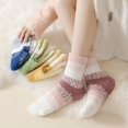 thumbnail image 6 of Fuzzy Socks for Women Fall Fashion Plush Casual Cotton Non Slip Cute Fluffy Socks Grey, 6 of 9