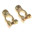 thumbnail image 4 of LOVIVER 2 Pieces Gold Battery Terminals Connectors Clips Clamps for Car Truck Motorcycle, 4 of 7