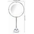 thumbnail image 2 of Flexible 10x Magnifying Mirror Suction Cup ,Upgraded Bathroom Vanity Mirror with Lights, Portable Cordless Travel and Home Bathroom Vanity Mirror (Battery Operated), 2 of 8