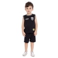 thumbnail image 2 of Wonder Nation Toddler Boys Sleeveless Basketball Jersey and Shorts Set, 2-Piece, Sizes 12M-5T, 2 of 7