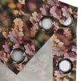 thumbnail image 4 of Ambesonne Floral Grommet Curtain, Flowers Flourishing Spring, 50"x108", Pale Orange Mauve and Green, 4 of 5
