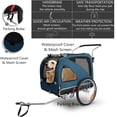 thumbnail image 3 of Sepnine 10202-Blue Large Pet Dog Trailer & Jogger, Blue, 3 of 7
