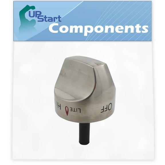 Replacement Control Knob Assembly WB03K10265 Stainless Steel for General Electric C2S985SET1SS Range