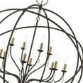 thumbnail image 5 of Livex Lighting - Aria - 12 Light Grande Foyer Chandelier In Shabby Chic, 5 of 9