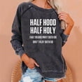 thumbnail image 2 of Plus Size Women's Vintage Sweatshirt Crewneck Long Sleeve Tops Casual Letter Print Cute Shirts Graphic Pullover Blouses, 2 of 5