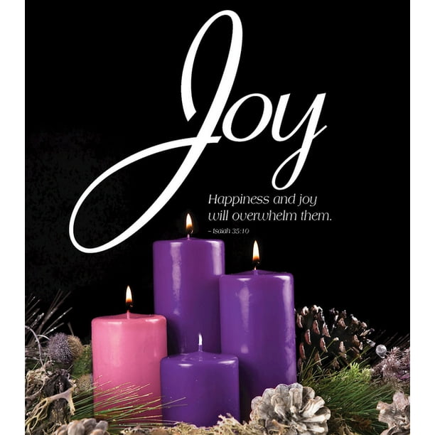 Joy Advent Candle Sunday 3 Bulletin, Large (Pkg of 50) 551565 (Other