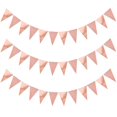 thumbnail image 1 of Banderines con purpurina y guirnalda para decoración de fiestas, 1 of 9