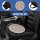 thumbnail image 4 of 2 Cojines de Asiento Giratorios de 360°, Cojín de Asiento de 15,7 Pulgadas para Coche, Asiento Giratorio para Personas Mayores para el Hogar, Sillas de Oficina Color Café, 4 of 5