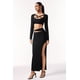 thumbnail image 4 of Clothing Bellabarnetten Susan Set maxi de manga larga de dos piezas, 4 of 6