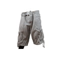 thumbnail image 2 of Men’s 06 Pockets Wrinkled Cargo Shorts – Light Grey, 2 of 2