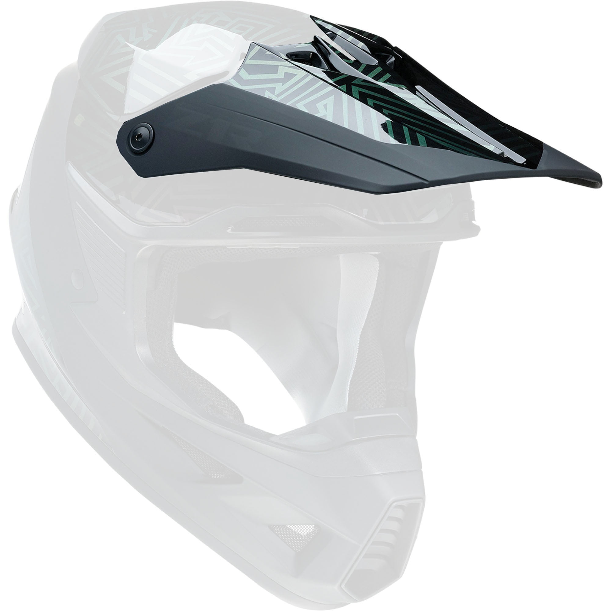 Z1R F.I Lumen Helmet Replacement Visor/Peak Iridescent