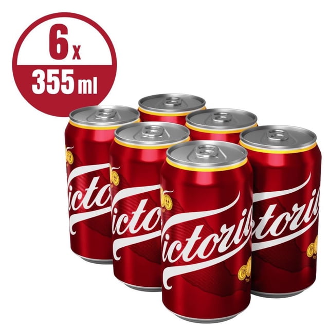 Cerveza oscura Victoria 6 latas de 355 ml c/u
