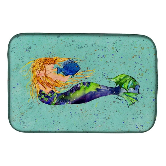 Mermaid Dish Drying Mat