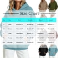 thumbnail image 3 of Hurxie Womens Oversized Hoodies Fleece Sweatshirts Long Sleeve Sweaters Pullover Fall Clothes with Pocket Khaki,L, 3 of 6