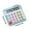 Blue_Base#4122, variant on Flexible Calculator Keyboard Multicolor Series | Large Button 12-Digit Display | Tactile Click Keypad | 15° Tilt LCD Screen | Automatic Power Save | ABS Plastic | 5.32 x 5.41 in | Non-Slip Pads