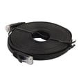 thumbnail image 1 of Inteprter Cables Ethernet de 0 . 5/1/1 . 8/3/5/10/15M, enrutador de módem UTP plano CAT6, conector dorado, Cable de red de Internet, Cable Juegos de teclado y mouse para computadora 10m y negro 10m, 1 of 6