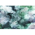 thumbnail image 2 of Grey, Jace 14x11 Black Ornate Wood Framed with Double Matting Museum Art Print Titled - Water Rocks, 2 of 4