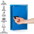 thumbnail image 5 of Adiroffice 40 Key Combination Lock Combination Lock Wall Mount Key Cabinet, Blue, 5 of 5