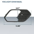 thumbnail image 3 of Pair Fog Light Cover Bezel Grille Bumper Insert Fit For 2017-2019 Ford Escape/Kuga, 3 of 10