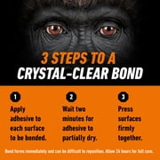 Gorilla Clear Grip Contact Glue 5g Mini Tubes, 4 Count. Assembled Product Weight
