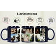 thumbnail image 3 of Printtoo PersonalizedPhotoCollage CoffeeMugFather's Love Custom Picture Ceramic CupDishwasher & Microwave Safe- 11 Oz -Blue, 3 of 6