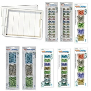 Elizabeth Ward Bead Storage Solutions 13pc Craft Supplies Containers, Tiny