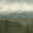 Blue Ridge View I, variant on Elephant Stock Mountain Abstract Wall Art - Horizontal Multi Panel Canvas - Living Room Wall Decor - Abstract Multi Panel - Blue And Orange Decor - 36" x 22"