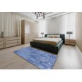 thumbnail image 5 of Ahgly Company Machine Washable Indoor Rectangle Transitional Day Sky Blue Area Rugs, 8' x 10', 5 of 7