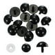 thumbnail image 1 of Ojos de seguridad Uxcell de 30 mm, 30 piezas de ojos de manualidades de plástico con película protectora, negros, 1 of 6