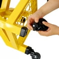 thumbnail image 3 of Pneumatic 360 Degree Swivel Stool, Mechanics Rolling Creeper Seat, Heavy Duty Rolling Mechanics Stool, Shop Stool with Casters  yellow, 3 of 13