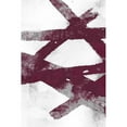 thumbnail image 3 of PI Studio 17x24 Black Modern Framed Museum Art Print Titled - Gestures I Burgundy Version, 3 of 5