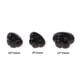 thumbnail image 2 of 300 Piezas de Narices de Seguridad de Plástico Negro para Animales / Perros con RESPALDO para Osos de Peluche Juguetes Blandos Manualidades Baoblaze Seguridad Animal Doll Nose, 2 of 8