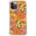 thumbnail image 1 of Retro 70s Flowers Case for iPhone 14 Pro,Aesthetic Art Design TPU Bumper Cover Case, 1 of 6