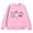 AB189 Pink, variant on Tisuna Girl'S Halloween Sweatshirts Pumpkin Ghost Print Long Sleeve Crewneck Sweatshirt Kids Trendy Theme Party Daily Tops Clothes Size 3-4 Years Black
