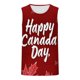 thumbnail image 5 of Camiseta sin mangas de cuello redondo para hombre, ropa de ocio, fitness, para el hogar, pijama, camiseta con estampado a color, blusa deportiva de poliéster para hombre, 5 of 5