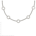 thumbnail image 3 of Collier Cercles Polis en Acier Inoxydable 26 Po, 3 of 3