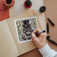 thumbnail image 5 of 1pc PVC Stamp for DIY Scrapbooking Cat Shape 100x100mm, 5 of 7