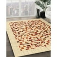 thumbnail image 2 of Ahgly Company Indoor Round Contemporary Brown Gold Solid Area Rugs, 4' Round, 2 of 6