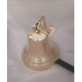 thumbnail image 3 of Nautical Antique Ship, Church & School Bells with Rope Lanyard Pull, Finish, 7'', 3 of 4