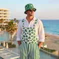 thumbnail image 4 of Alaiyaky St. Patrick's Day Bucket Hat Unisex Irish Sun Hat Foldable Shamrock Bucket Cap for St. Patty's Day Party, Parades, Travel, Outdoor, 4 of 5