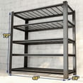thumbnail image 2 of Storage Shelving Unit, 5-Tier Adjustable, 3000 lbs Wire Garage Shelves Metal Organizer Utility Rack, 24"D x 48"W x 72"H for Kitchen Pantry Basement Bathroom Laundry Shop Plant Shoes Book, 2 of 9